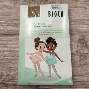 Bloch Contoursoft Children's Stirrup Tights bloch tan